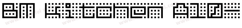 BM kitchen A10字体转换